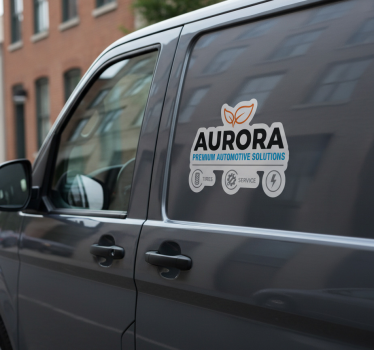 Car sticker custom multi-piece business logos - TenStickers