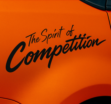 Car sticker custom performance motivation - TenStickers