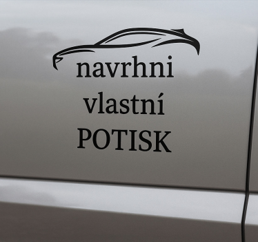 Car sticker custom vehicle lettering - TenStickers