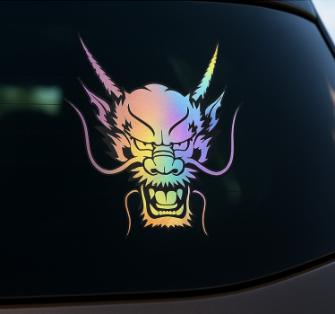 Car sticker with multicolor design - TenStickers