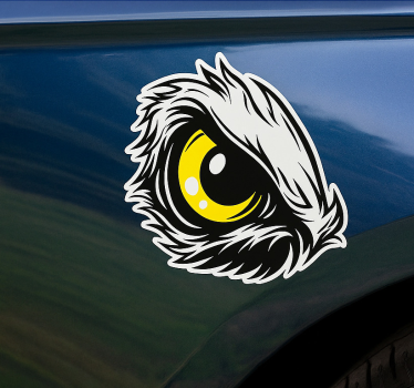 Car sticker eagle eye design - TenStickers