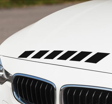 Car sticker parallel dash lines - TenStickers