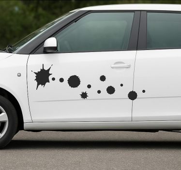 Car sticker urban ink splashes - TenStickers