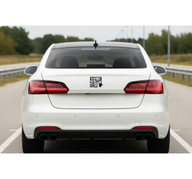 Car sticker warning slow moving vehicle - TenStickers