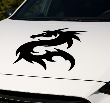 Car sticker with mythical dragon fantasy design - TenStickers