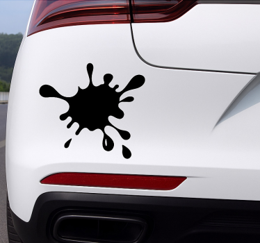 Car sticker with splashback design - TenStickers