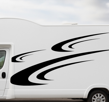 Caravan decal aero dynamic speed - TenStickers
