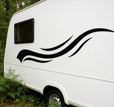 Caravan decal floating stickers - TenStickers