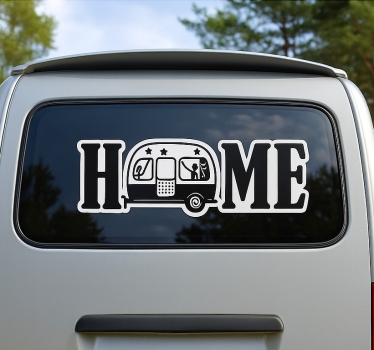 Caravan decal home camper - TenStickers