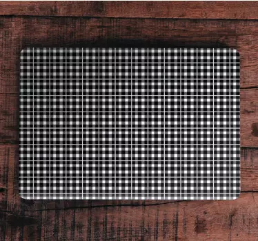 Checkered Pattern Surface laptop skin - TenStickers
