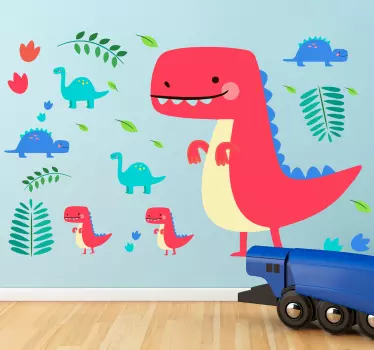 Children´s Dinosaur Sticker Collection - TenStickers