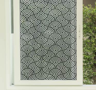 Circles for window vinyl decal - TenStickers
