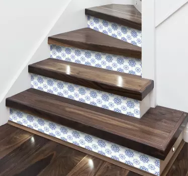 Classic tiles border sticker - TenStickers