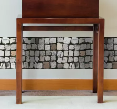 Cobble Stones Wall Mural Sticker - TenStickers