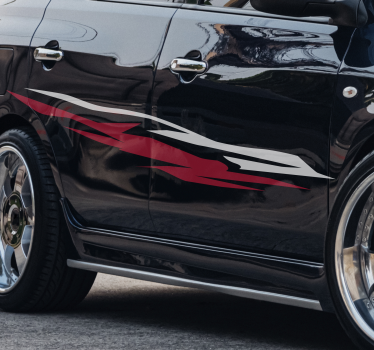 colorful car wrap Car Decal - TenStickers