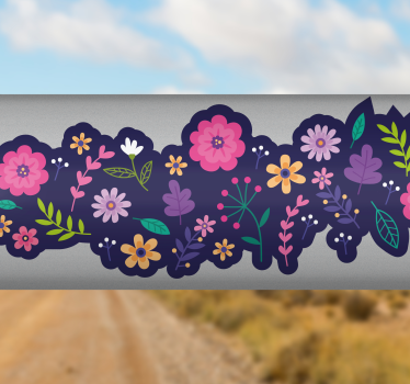 Colorful ethnic folk slavic pattern bike sticker - TenStickers