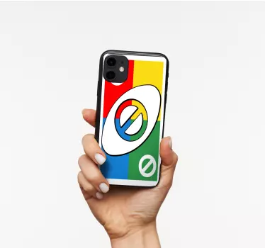 Iphone sticker colorful card game - TenStickers