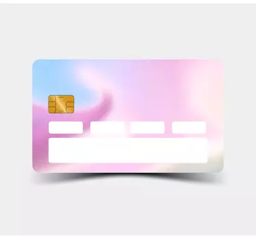 Credit card sticker abstract colorful background - TenStickers