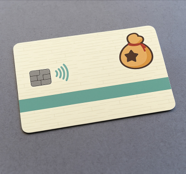 Credit card sticker gaming-themed bells - TenStickers