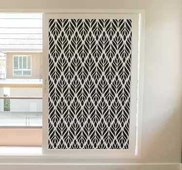 Crystal geometric shapes window decal - TenStickers