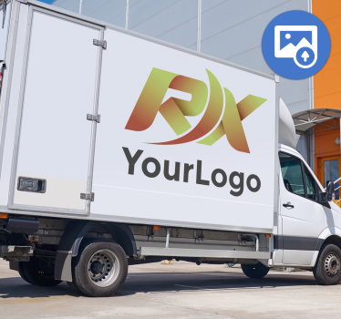 Business logo truck decal - TenStickers