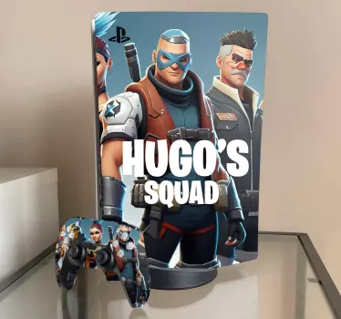 Custom Squad video game playstaion sticker - TenStickers