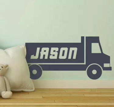 Custom truck name toy decal - TenStickers