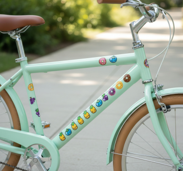 Customisable sticker cute cartoon fruit decal - TenStickers