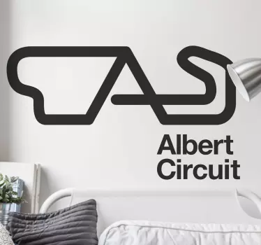 Customizable circuit motorbike decal - TenStickers