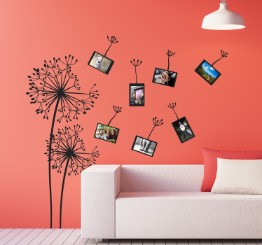 Dandelion pictures flower wall decal - TenStickers