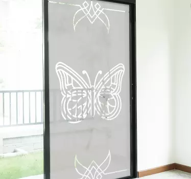 Decoration butterflies window decal - TenStickers