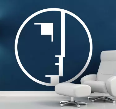 Decorative Vinyl Bauhaus Logo - TenStickers