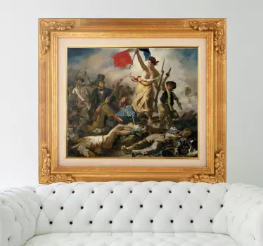 Delacroix Freedom Sticker - TenStickers