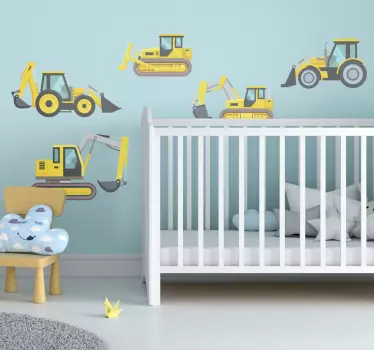 Digger Pack toy decal - TenStickers