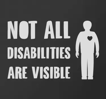 Disable on board Car Decal - TenStickers
