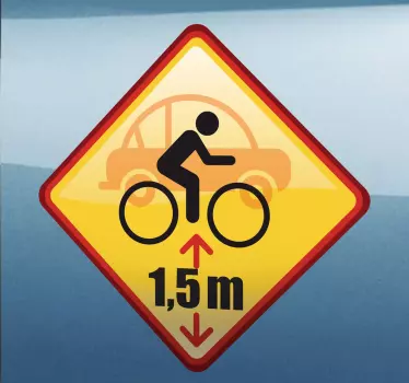 Distance Reminder Car Sticker - TenStickers