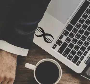DNA Laptop Sticker - TenStickers