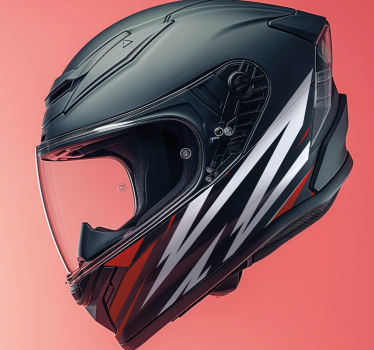 Dynamic sporty desing motorbike sticker - TenStickers