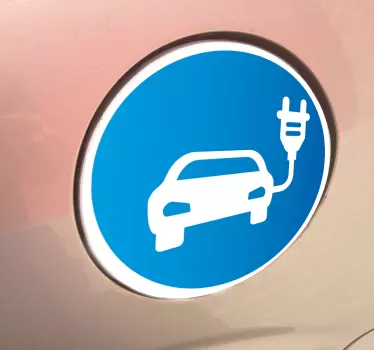 Electric car Car Decal - TenStickers