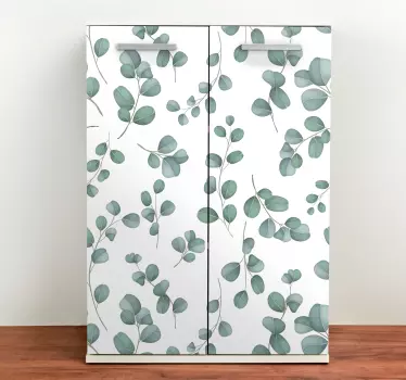 Elegant seamless pattern watercolor floral decals for furniture - TenStickers