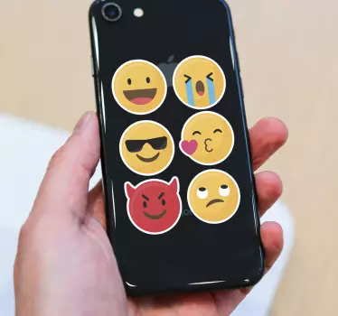 Emoji Set iPhone iPhone sticker - TenStickers