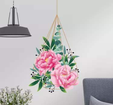 Eucalyptus Floral Home Wall Sticker - TenStickers