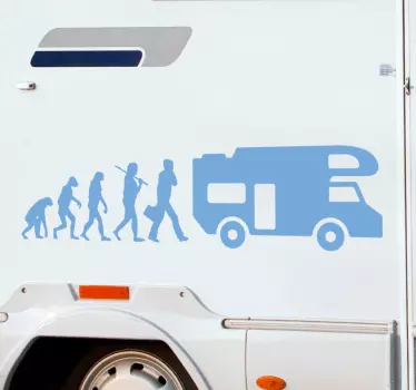 Evolution Caravan vehicle vinyl sticker - TenStickers