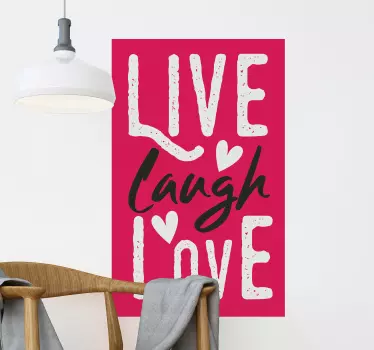 Exist Rejoice Cherish quote sticker - TenStickers