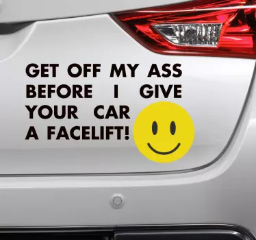 Facelift Car Decal - TenStickers