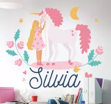 Fairy tale unicorns fairy tale wall decal - TenStickers