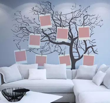 Family tree tree wall decal - TenStickers