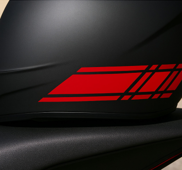 Fast line design motorbike sticker - TenStickers