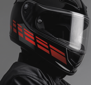 Fast line design motorbike sticker - TenStickers