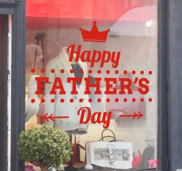 Father's Day Promotion Sticker - TenStickers
